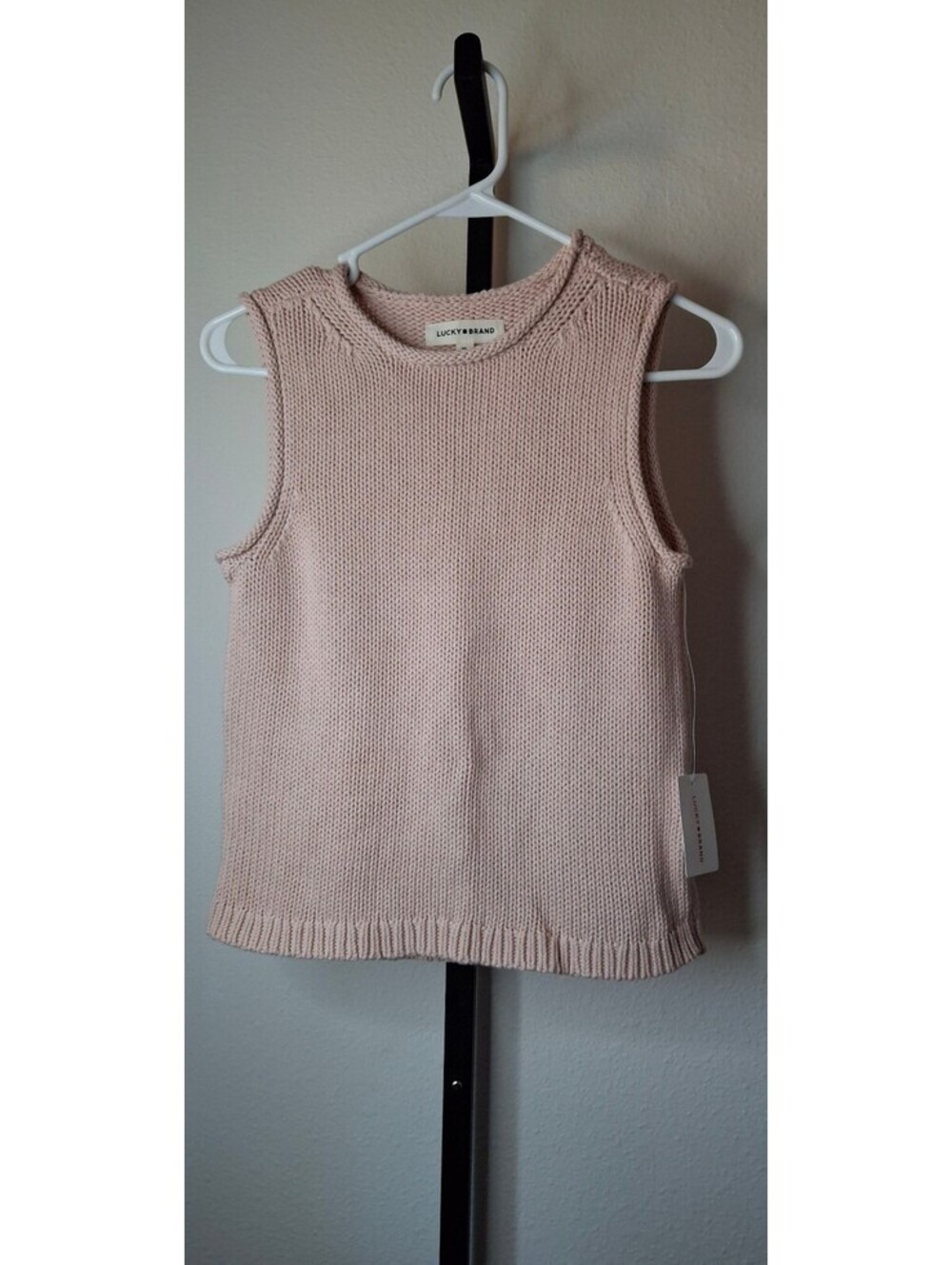 Lucky Brand Women's Crewneck Knit Tank Top NWT size XS